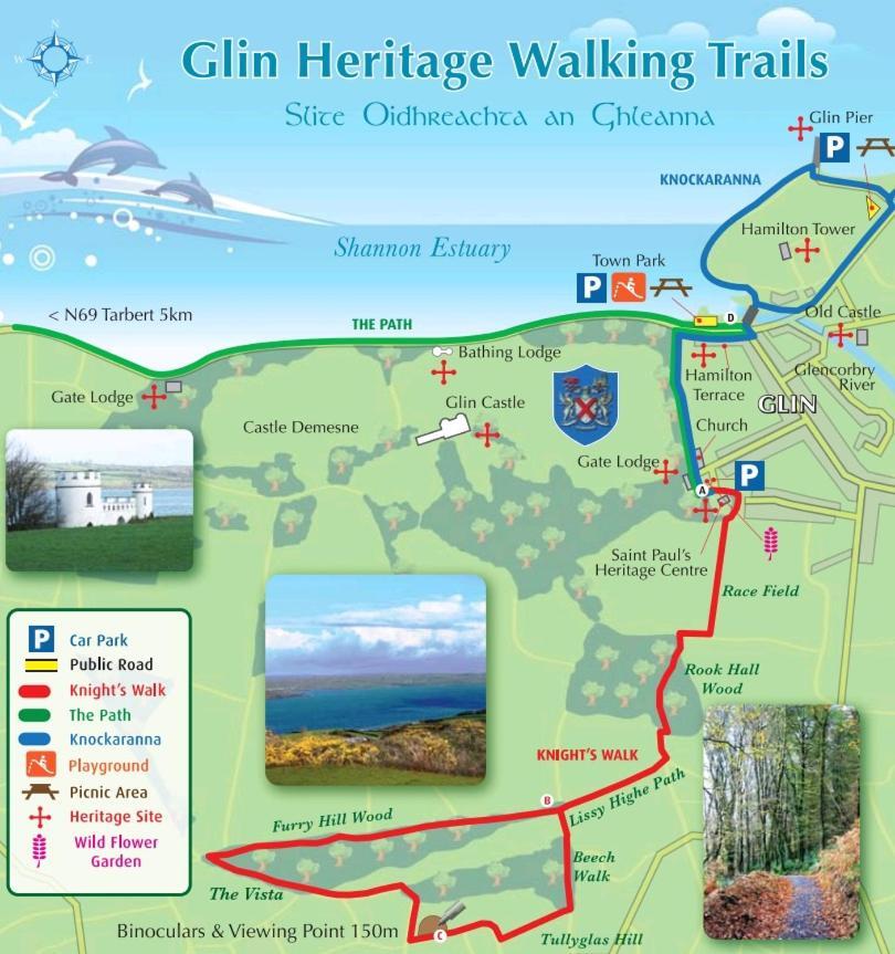 Bed and Breakfast Knights Haven Glin Exteriér fotografie